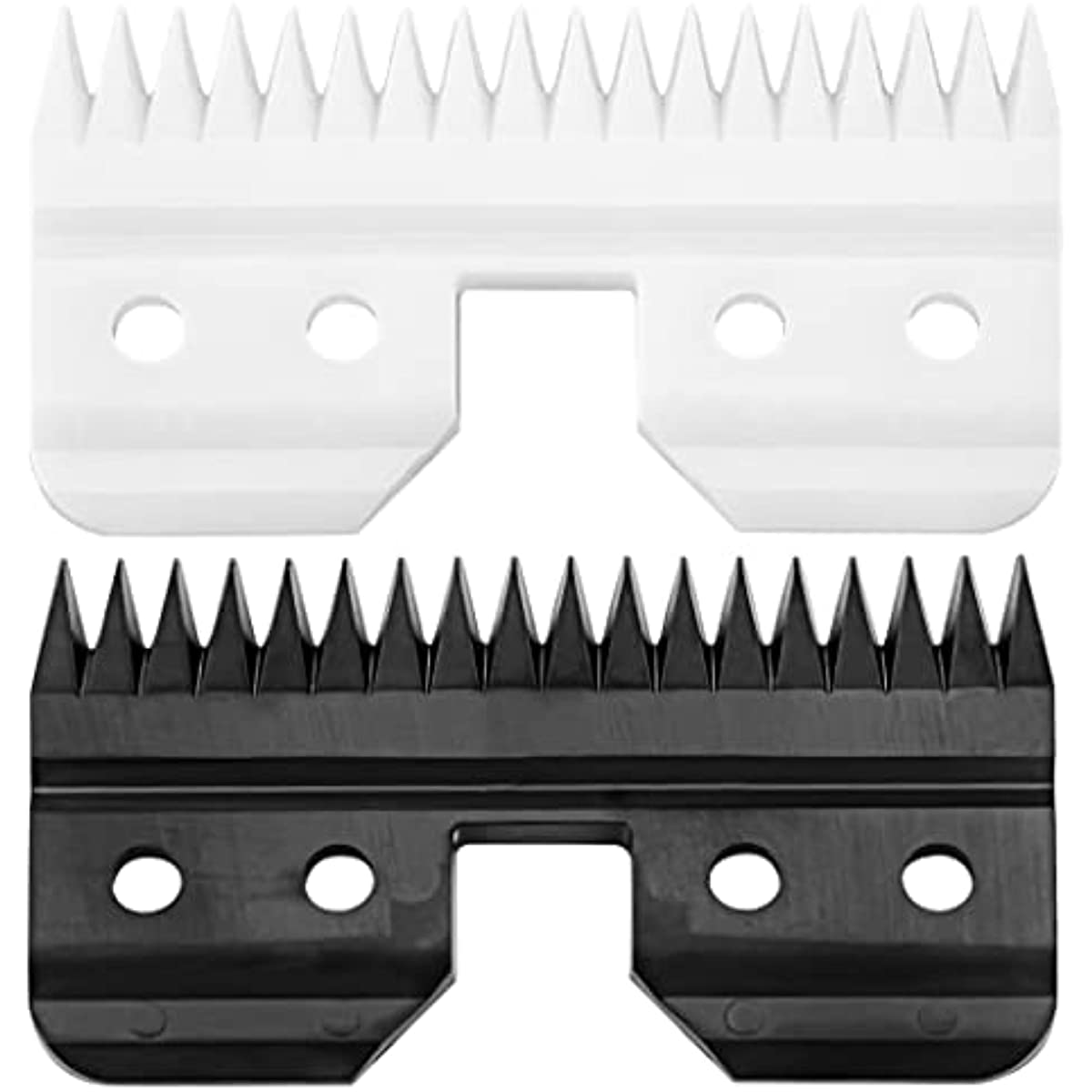 Hair Clipper Ceramic Blade Replacement - Lâminas de tosquiadeira de 18 dentes,