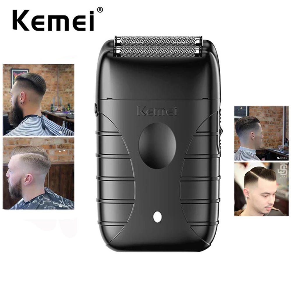 Foil Shaver Cordless Electric Bald Head - Kemei 2299 barbeiro folha barbeador masculino