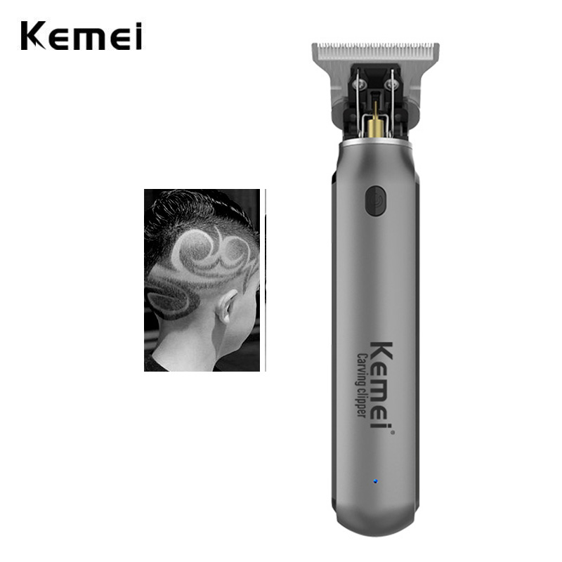 Zero Gapped T Blade Hair Trimmer - Kemei-Hair Liners Clippers para homens, aparador