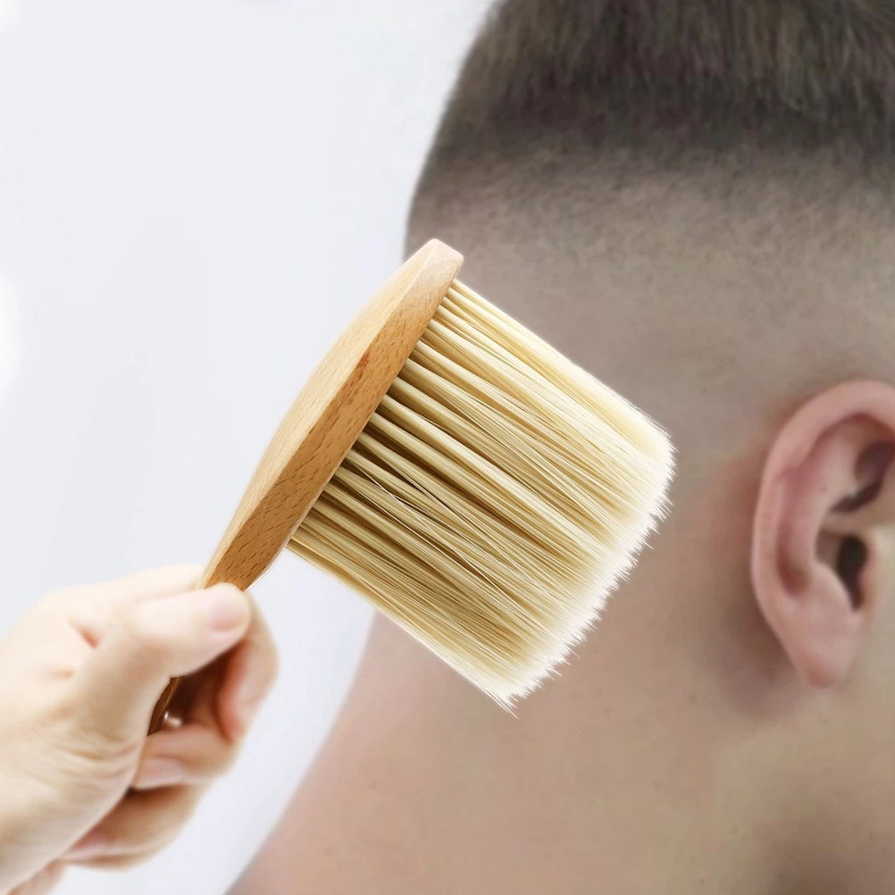 Neck Duster Brush Barber Salon - Escova de Limpeza de Pescoço para