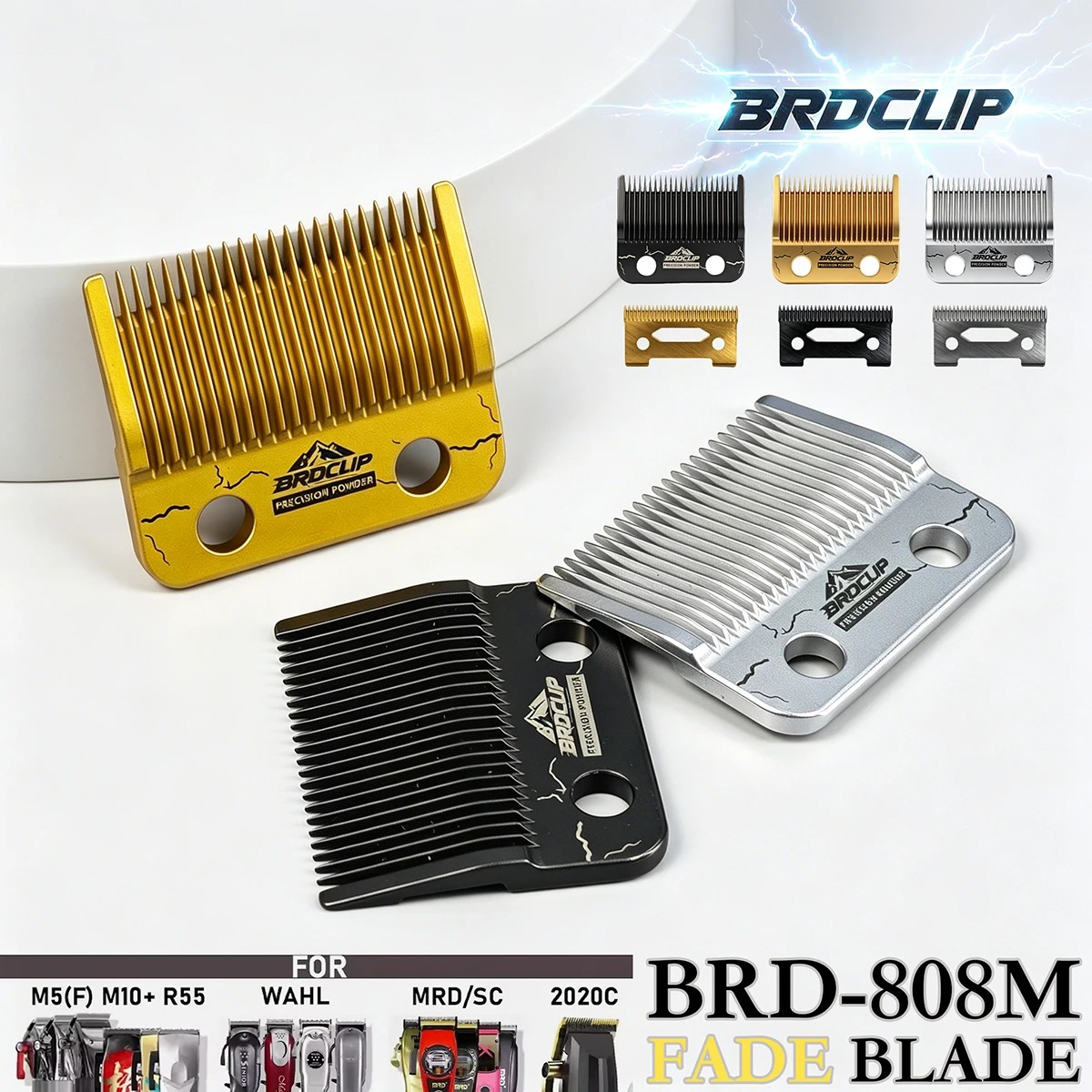 Hair Clipper Ceramic Blade Replacement - Lâmina de Substituição BRDCLIP para Máquina