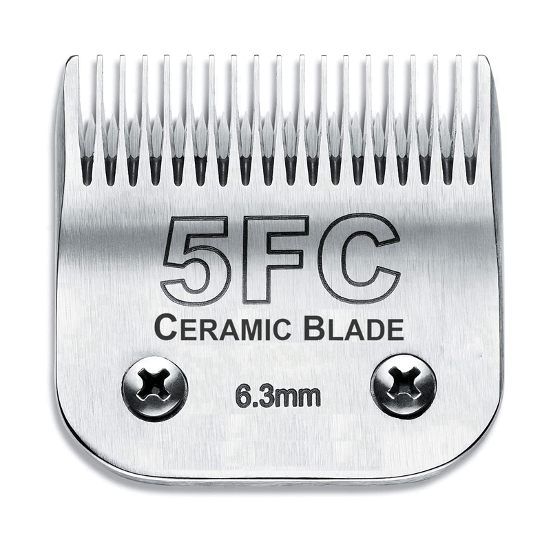Hair Clipper Ceramic Blade Replacement - 5fc destacável pet cão gato aliciamento