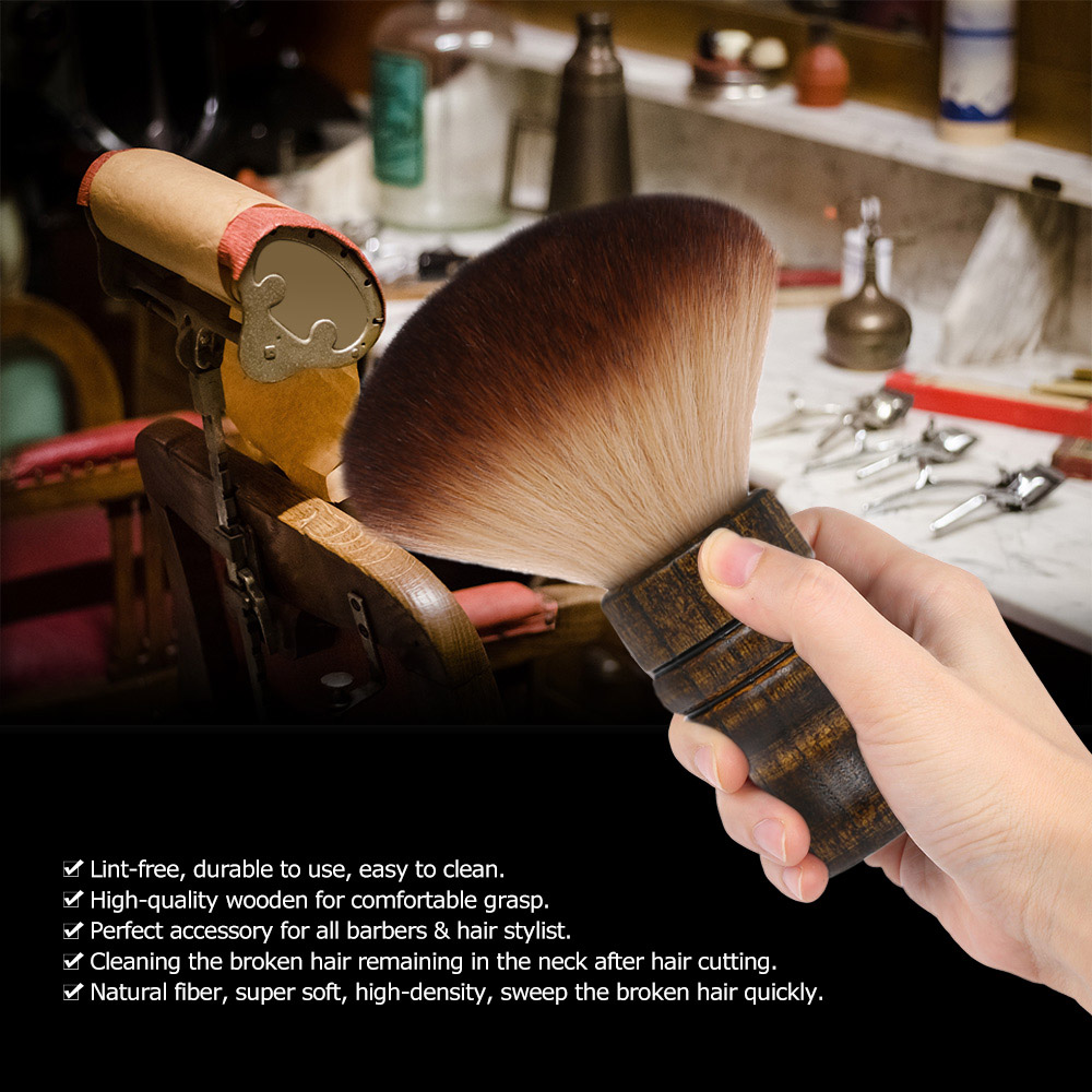 Neck Duster Brush Barber Salon - Escova macia para limpeza de pescoço