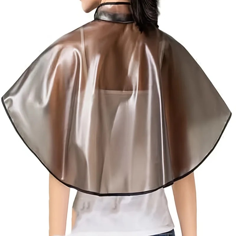 Barber Cape Waterproof Hair Cutting - Capa de Corte de Cabelo Transparente