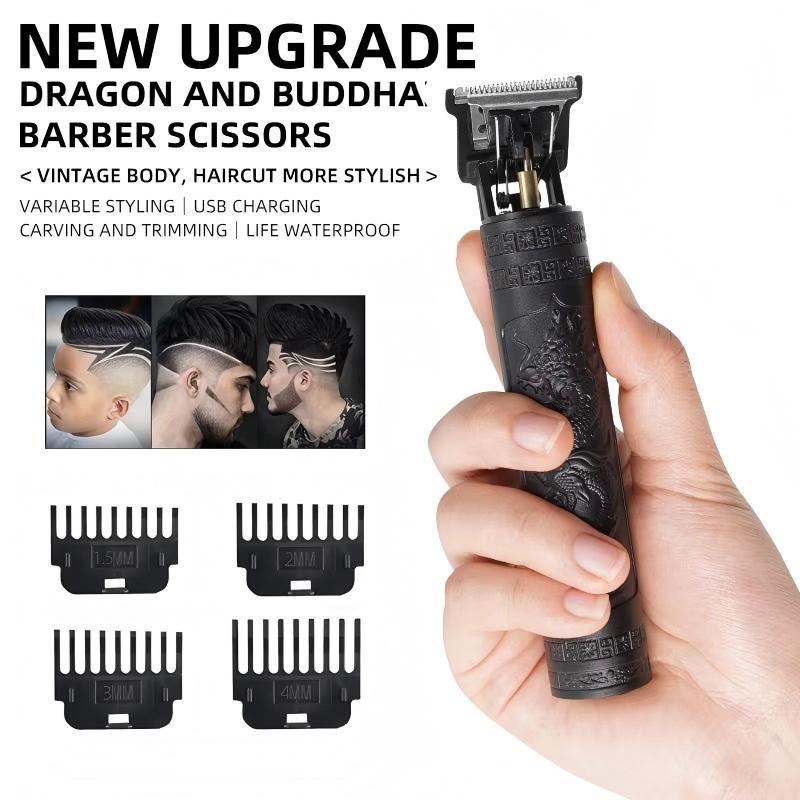 Zero Gapped T Blade Hair Trimmer - Conjunto de Máquina de Cortar Cabelo
