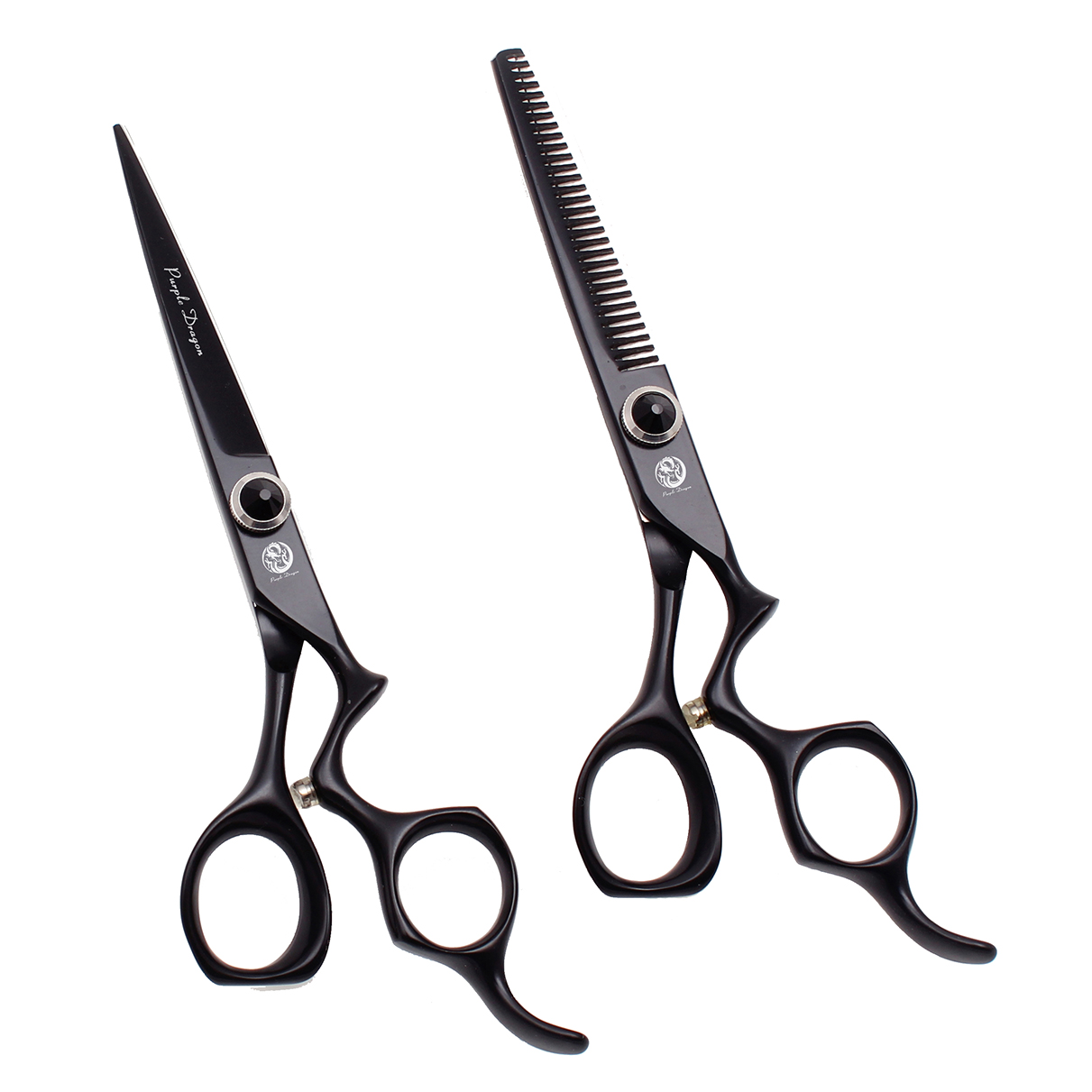 Hair Cutting Scissors Shears Set 6 Inch - Tesoura de cabelo profissional dragão roxo