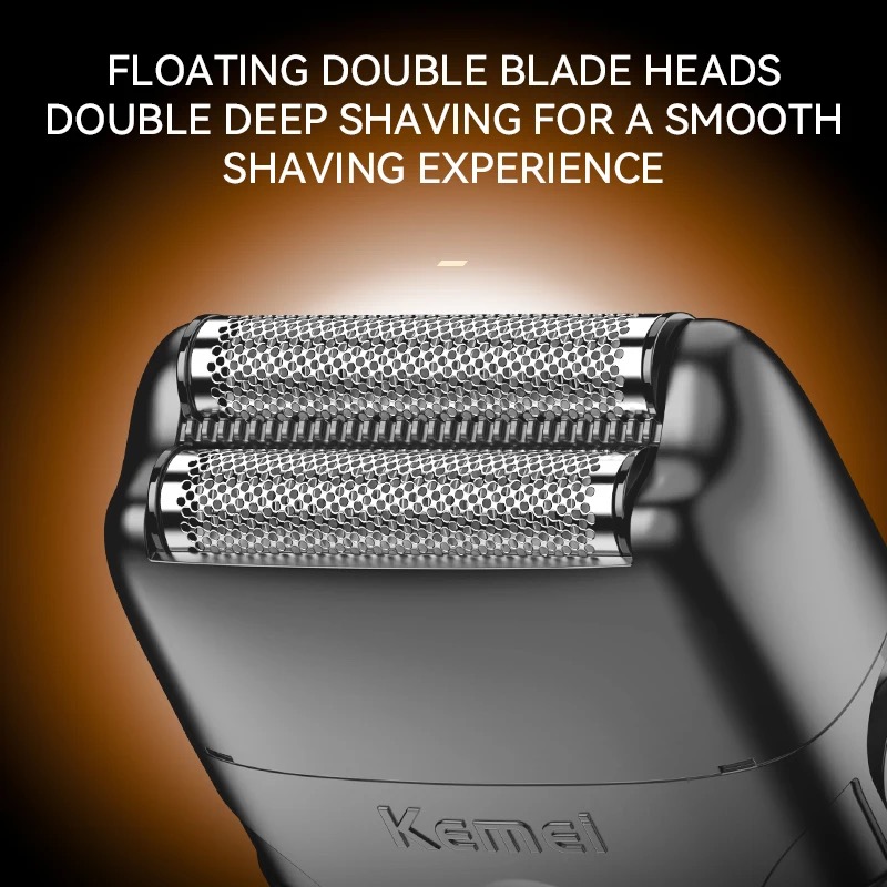 Kemei 2299 barbeiro folha barb - Foil Shaver Cordless Electric Bald Head avaliação e preço