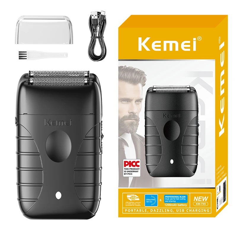 Kemei 2299 barbeiro folha barb - Foil Shaver Cordless Electric Bald Head avaliação e preço