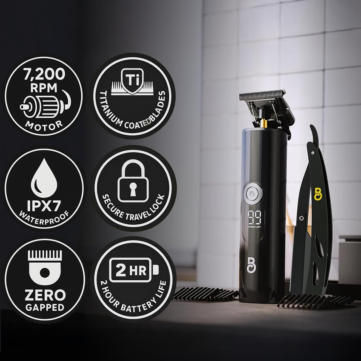 Aparador de barba profissional - Zero Gapped T Blade Hair Trimmer avaliação e preço