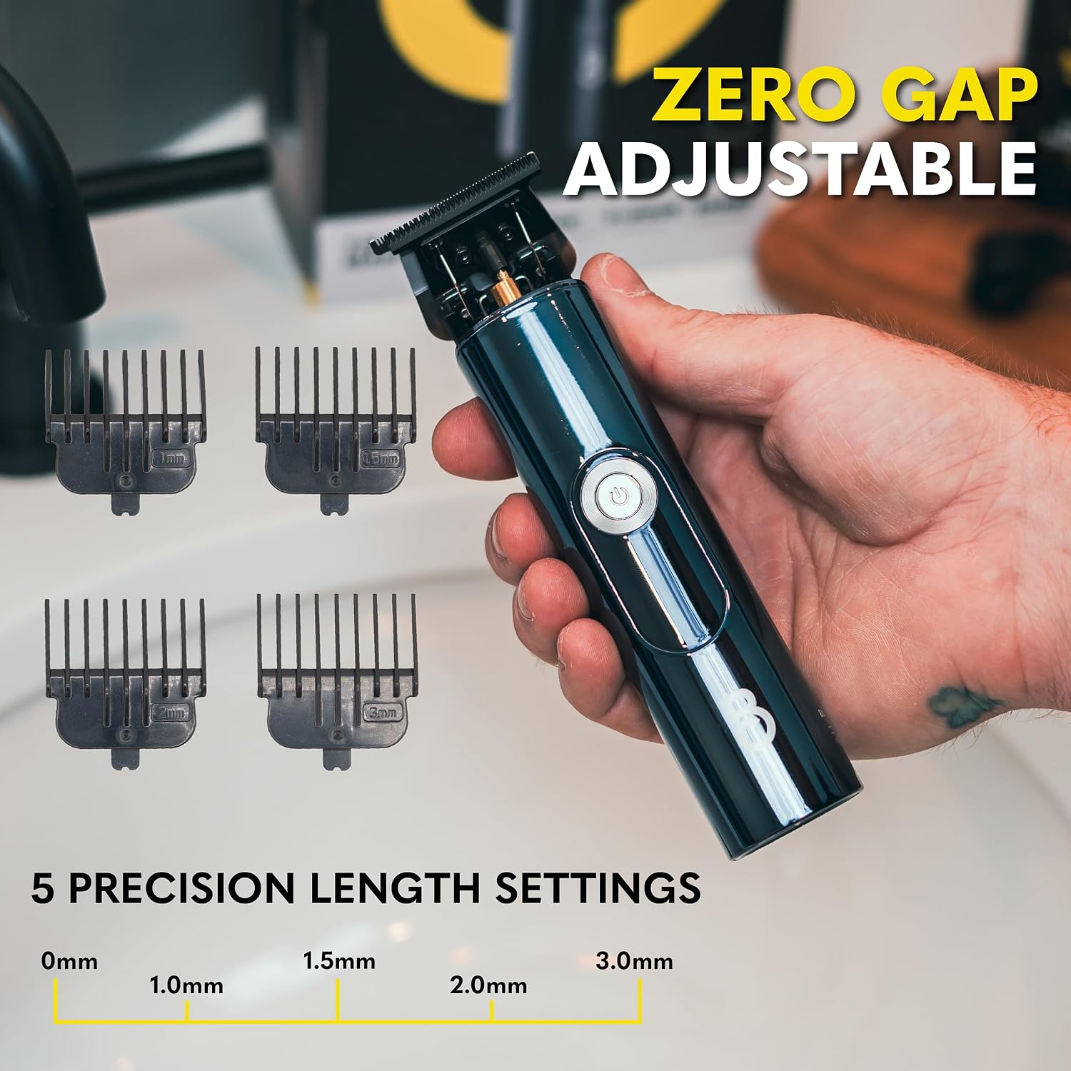 Aparador de barba profissional - Zero Gapped T Blade Hair Trimmer avaliação e preço