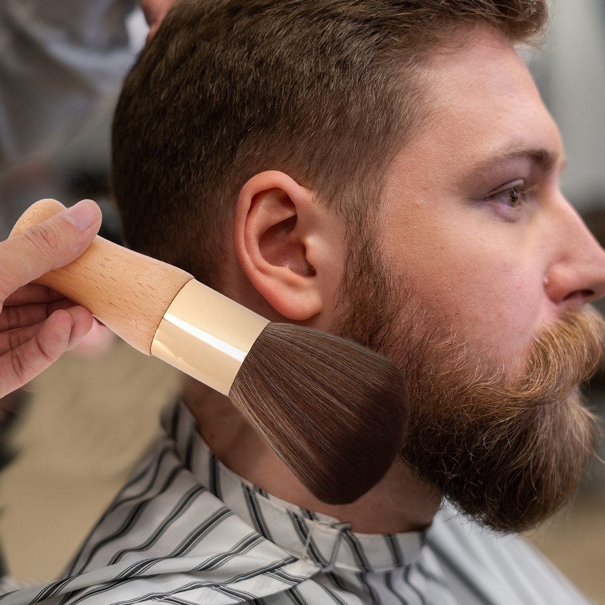 1 unidade de escova para cabel - Neck Duster Brush Barber Salon avaliação e preço
