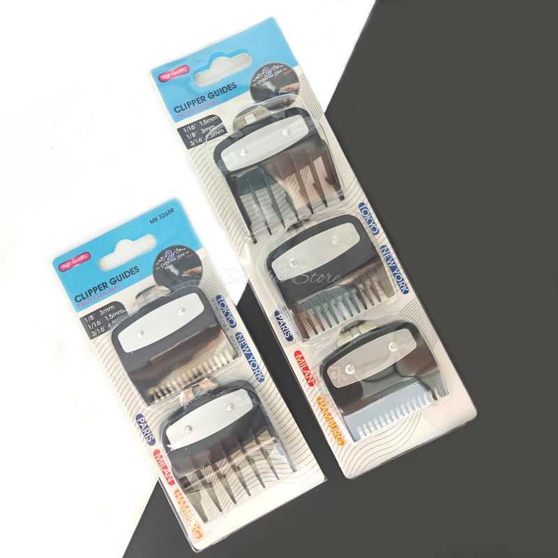 Conjunto de Pentes Guia Pretos - Clipper Guard Guide Combs Set avaliação e preço