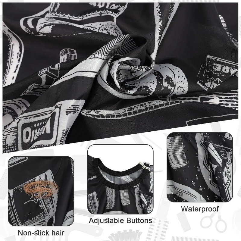 Wantei conjunto de capa de bar - Neck Duster Brush Barber Salon avaliação e preço