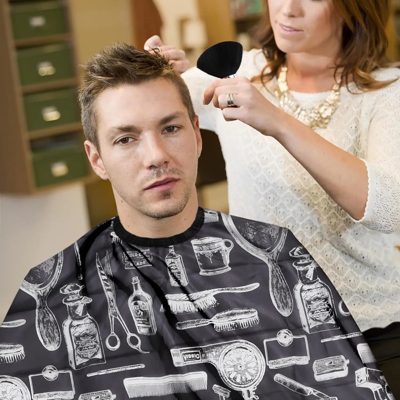 Wantei conjunto de capa de bar - Neck Duster Brush Barber Salon avaliação e preço