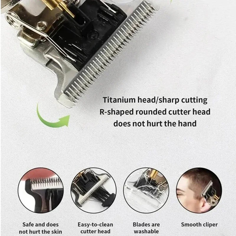 Máquina de Cortar Cabelo T9 co - Zero Gapped T Blade Hair Trimmer avaliação e preço