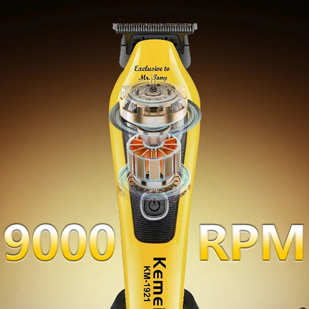 KEMEI 1921 Aparador de Barba e - Zero Gapped T Blade Hair Trimmer avaliação e preço