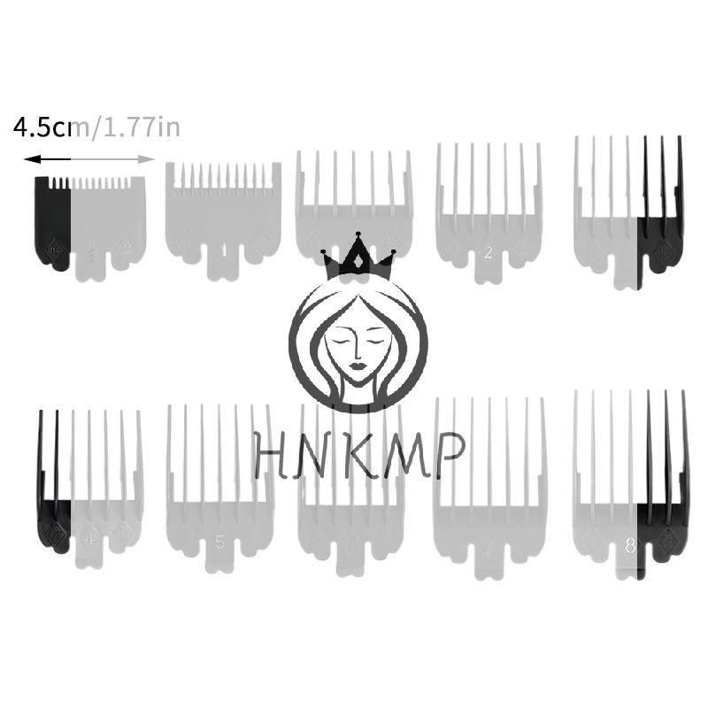 Conjunto de 10 Pentes Guia Aju - Clipper Guard Guide Combs Set avaliação e preço