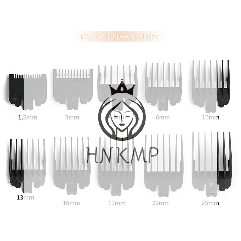 Conjunto de 10 Pentes Guia Aju - Clipper Guard Guide Combs Set avaliação e preço