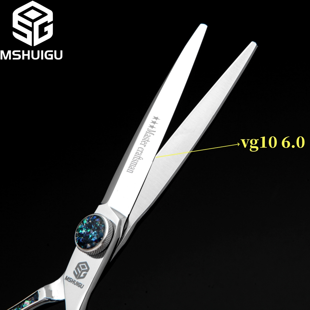 MSHUIGU VG10 Conjunto de tesou - Hair Cutting Scissors Shears Set 6 Inch avaliação e preço