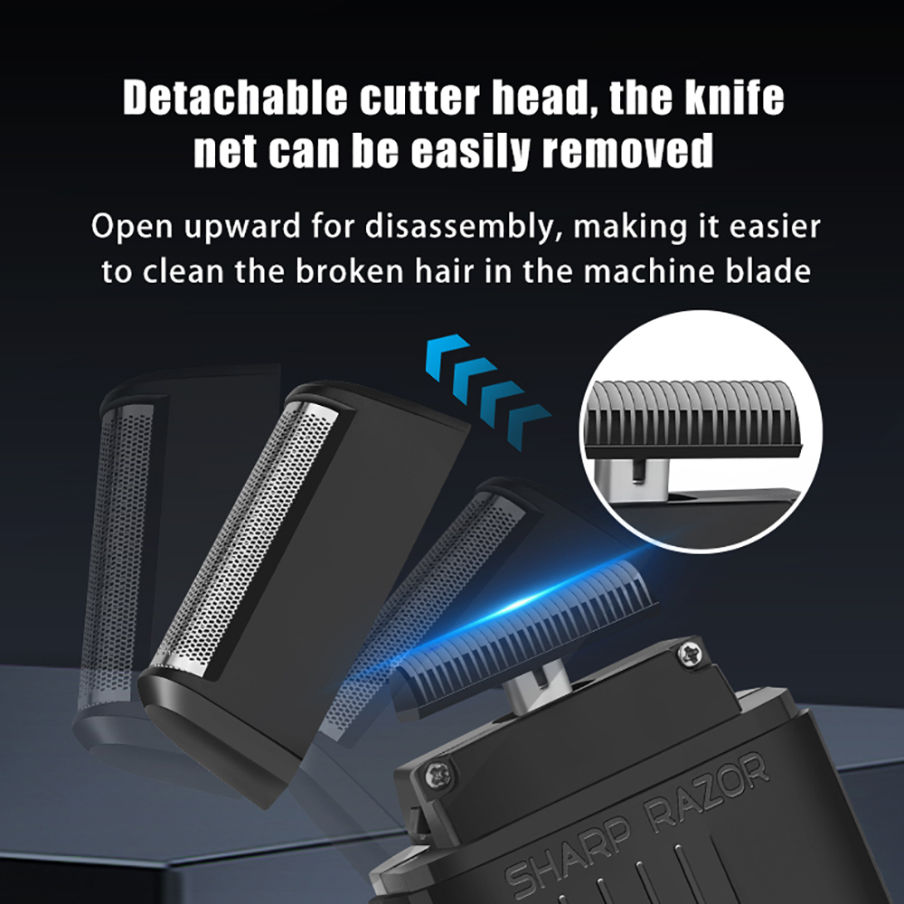 Barbeador Elétrico Profissiona - Foil Shaver Cordless Electric Bald Head avaliação e preço