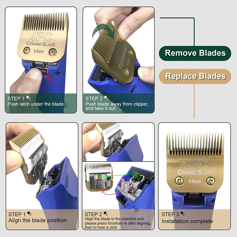 Conjunto de lâminas de cerâmic - Hair Clipper Ceramic Blade Replacement avaliação e preço