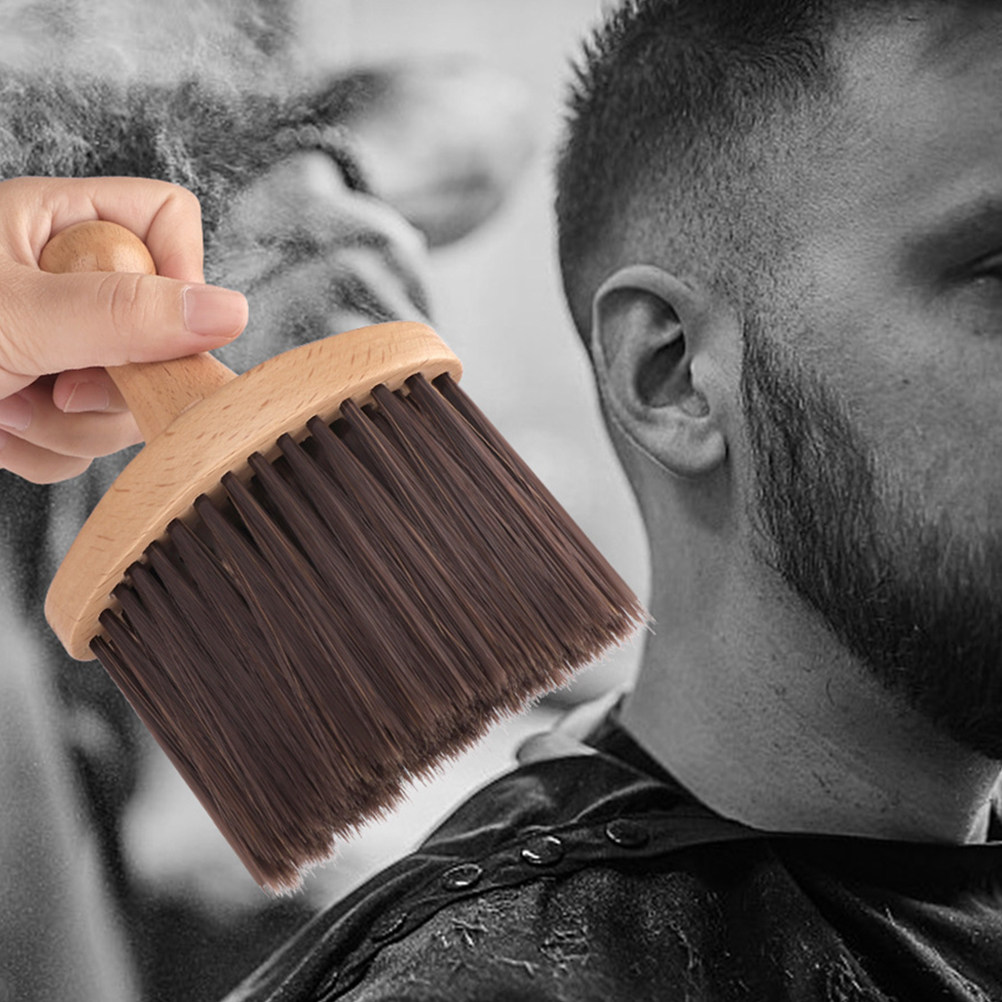 Escova para barba com cerdas m - Neck Duster Brush Barber Salon avaliação e preço