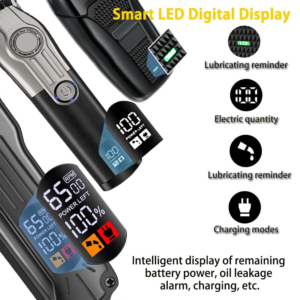 Conjunto profissional de máqui - Zero Gapped T Blade Hair Trimmer avaliação e preço