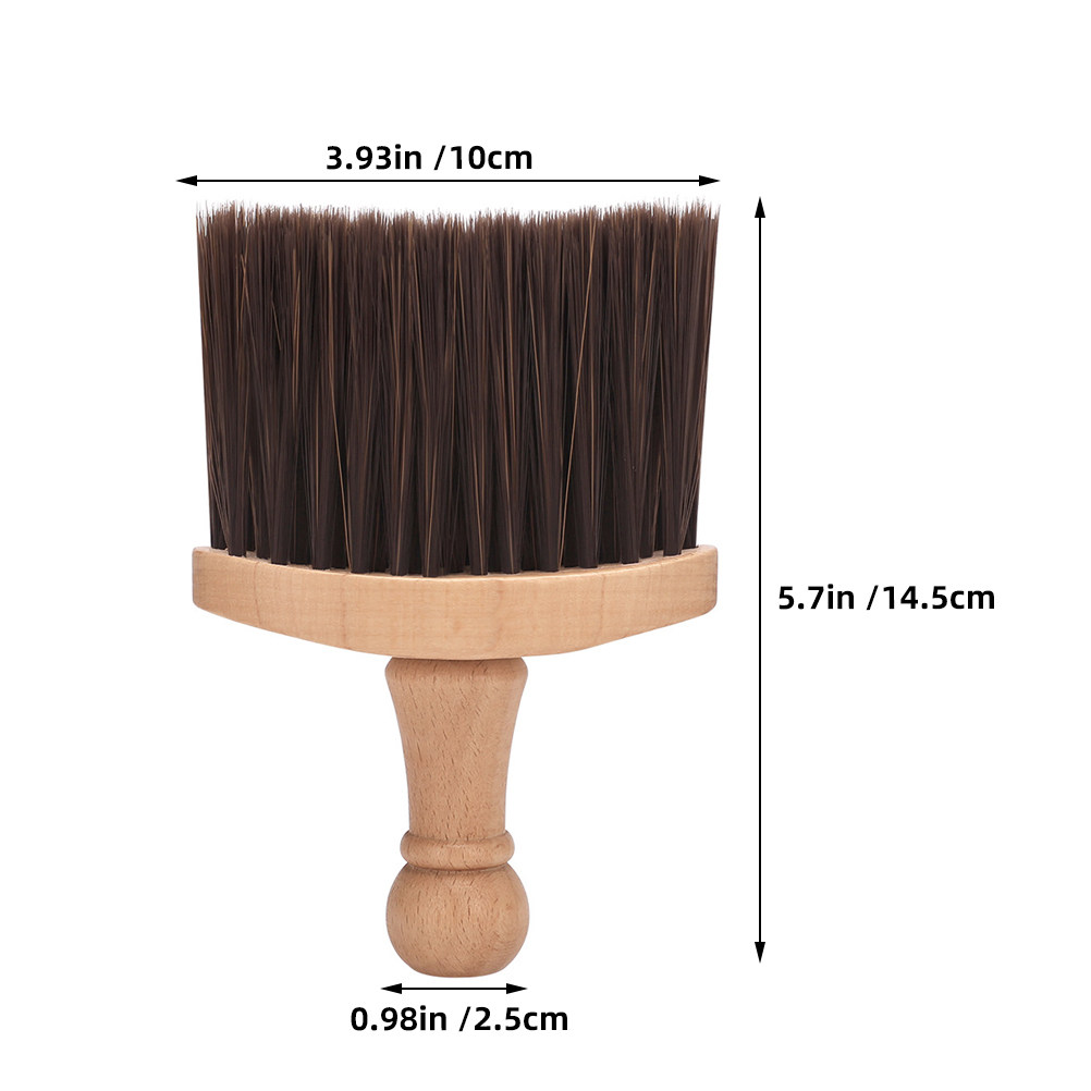 Escova para barba com cerdas m - Neck Duster Brush Barber Salon avaliação e preço