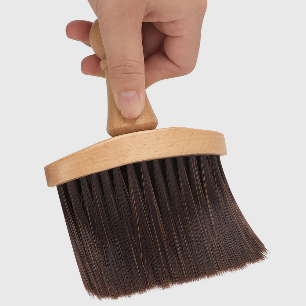 Escova para barba com cerdas m - Neck Duster Brush Barber Salon avaliação e preço