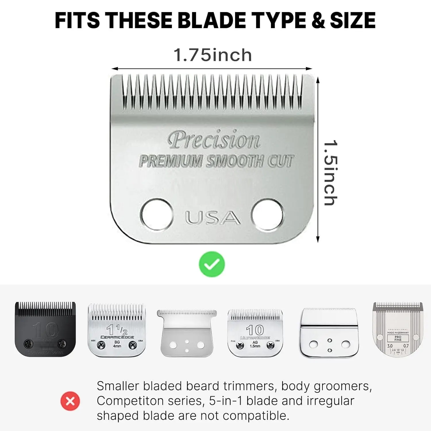 Conjunto de 8 Pentes Guia de R - Clipper Guard Guide Combs Set avaliação e preço