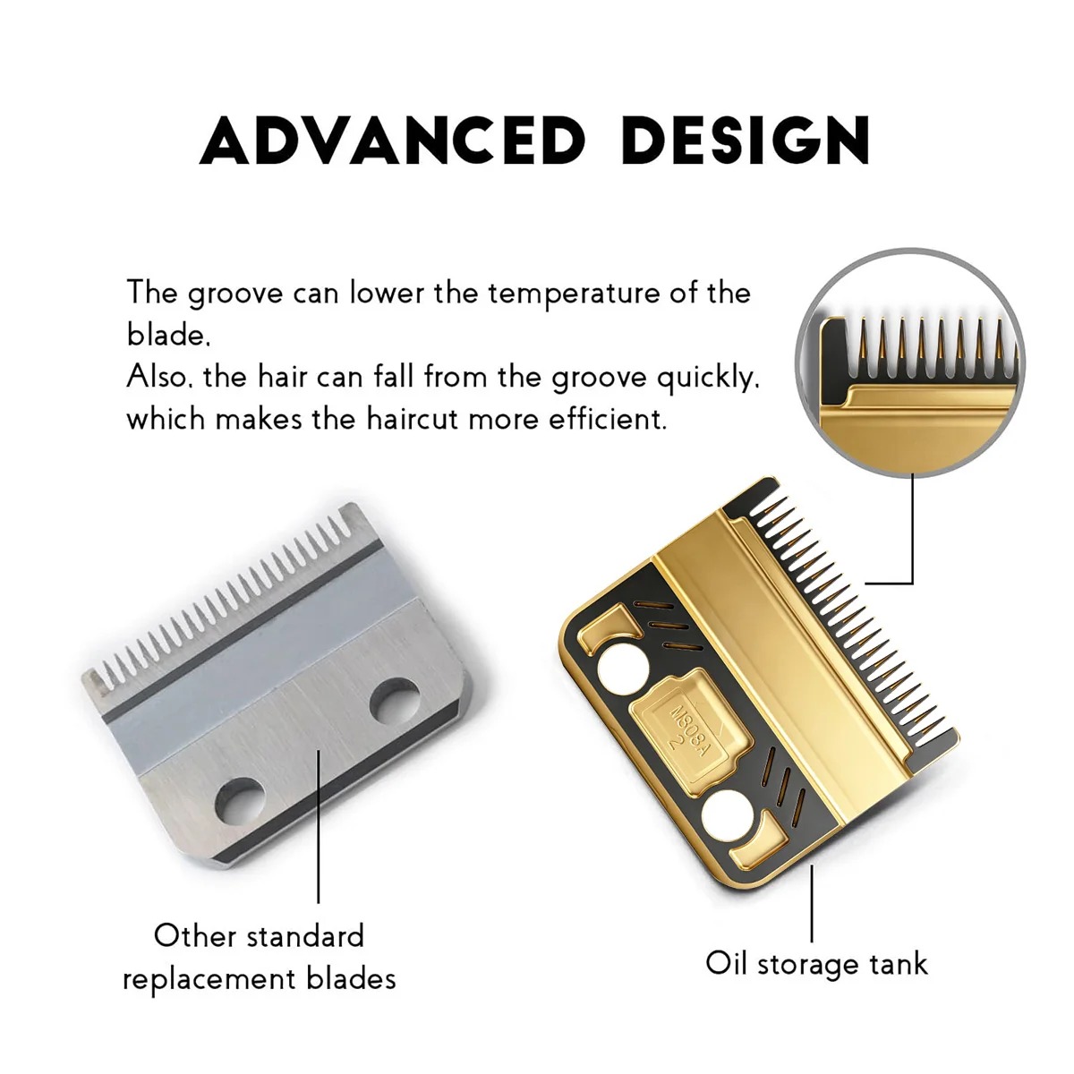 Lâmina de Substituição BRDCLIP - Hair Clipper Ceramic Blade Replacement avaliação e preço