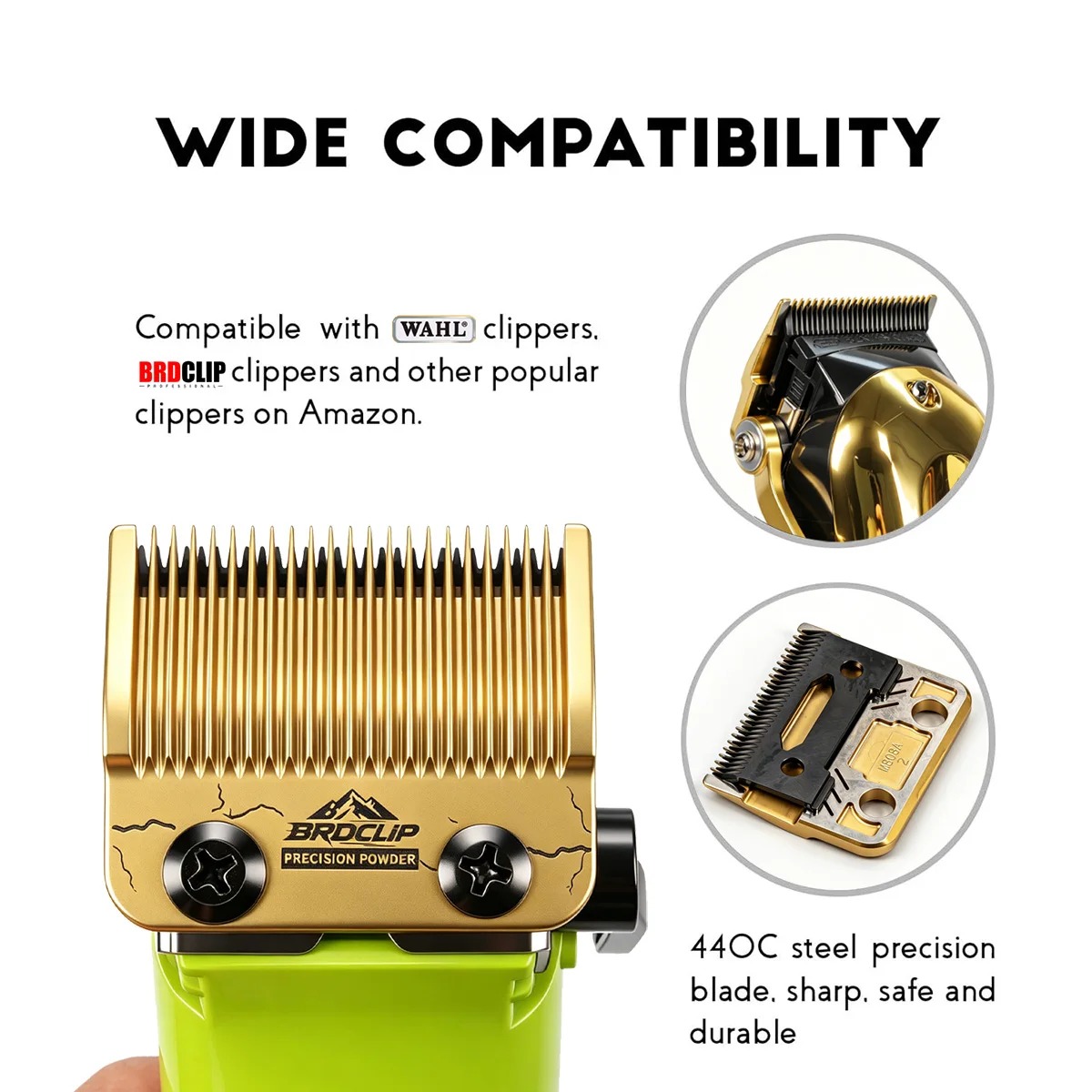 Lâmina de Substituição BRDCLIP - Hair Clipper Ceramic Blade Replacement avaliação e preço