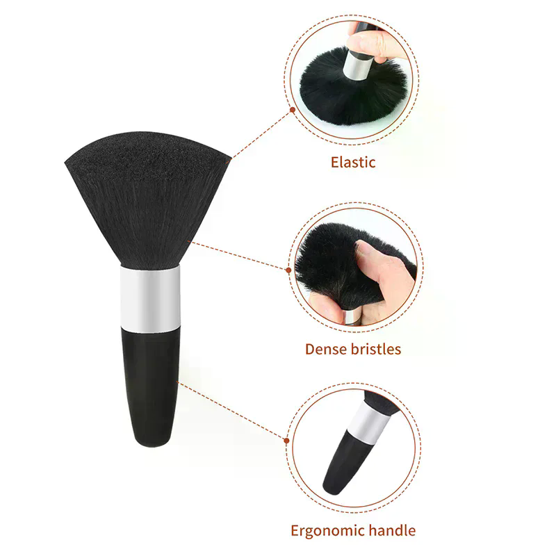 1 Escova Macia para Limpeza de - Neck Duster Brush Barber Salon avaliação e preço