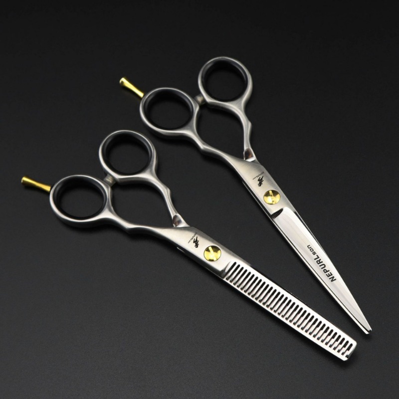Tesoura de Cabelo Profissional - Hair Cutting Scissors Shears Set 6 Inch avaliação e preço