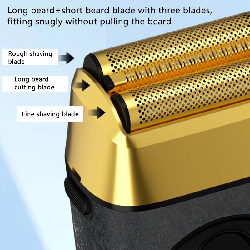 Barbeador elétrico 2 em 1, apa - Foil Shaver Cordless Electric Bald Head avaliação e preço
