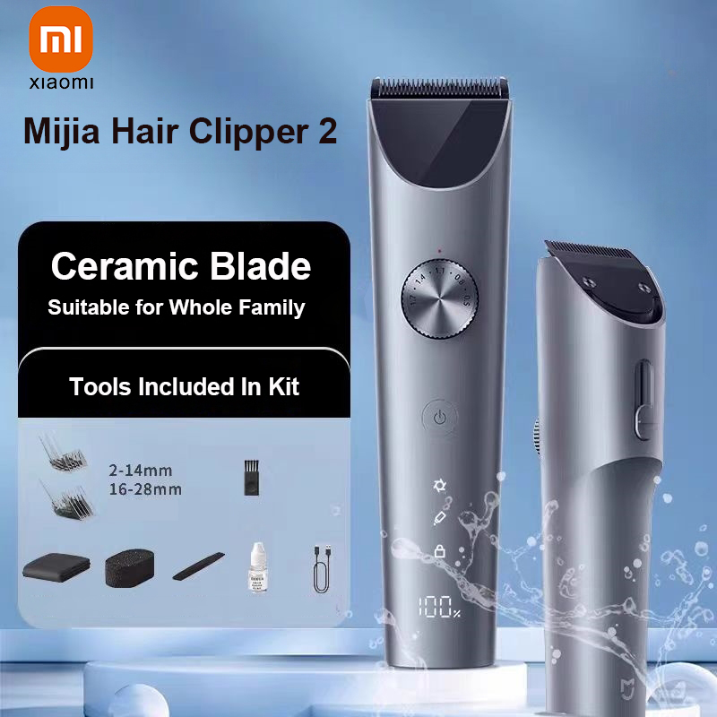 Xiaomi mijia máquina de cortar - Cordless Hair Clippers Professional Barber avaliação e preço