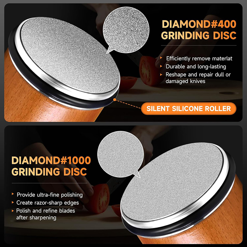 Afiador de faca rolante Niiruo - Clipper Blade Sharpener Stone avaliação e preço
