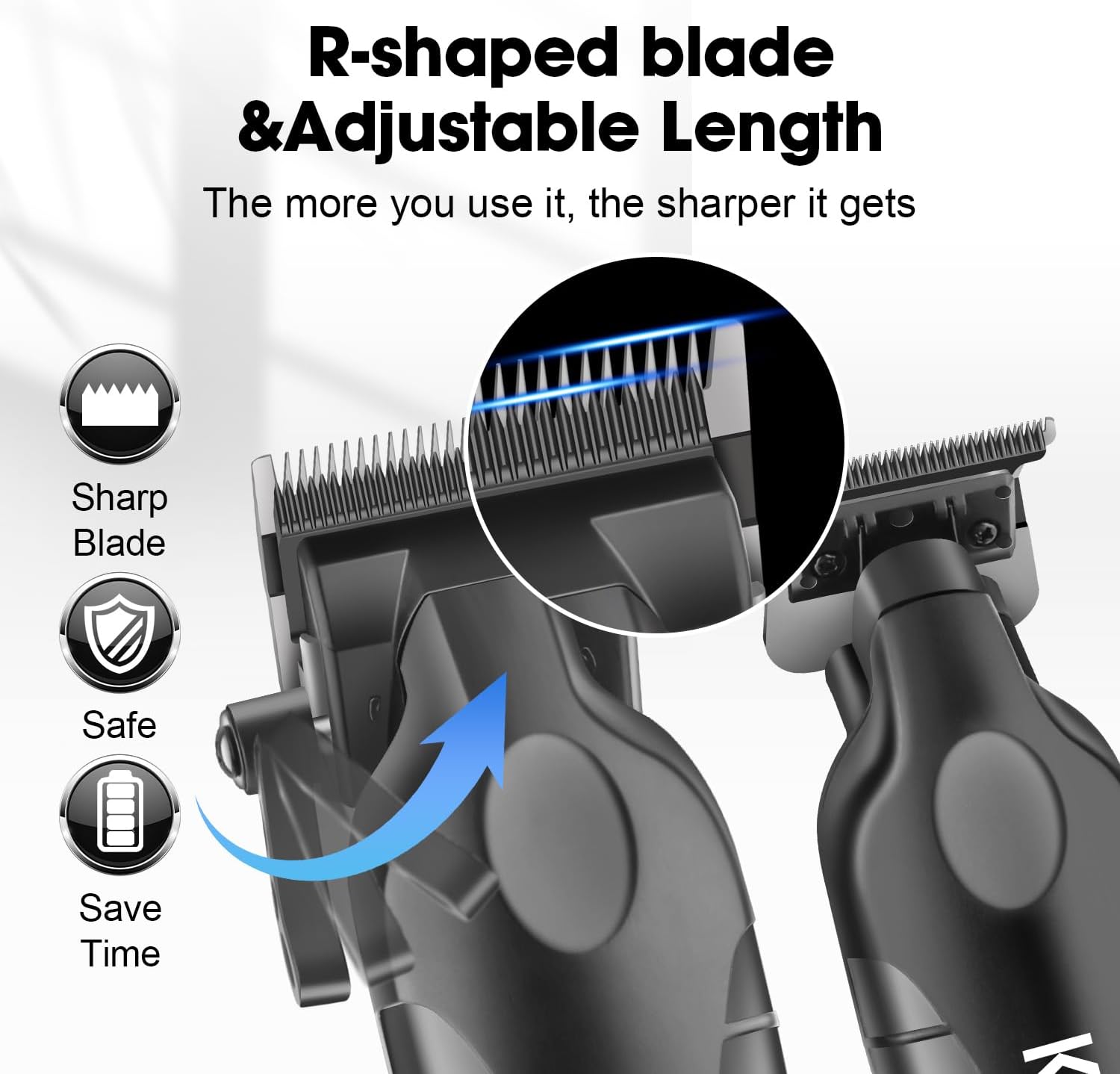 Kit de máquina de cortar cabel - Cordless Hair Clippers Professional Barber avaliação e preço