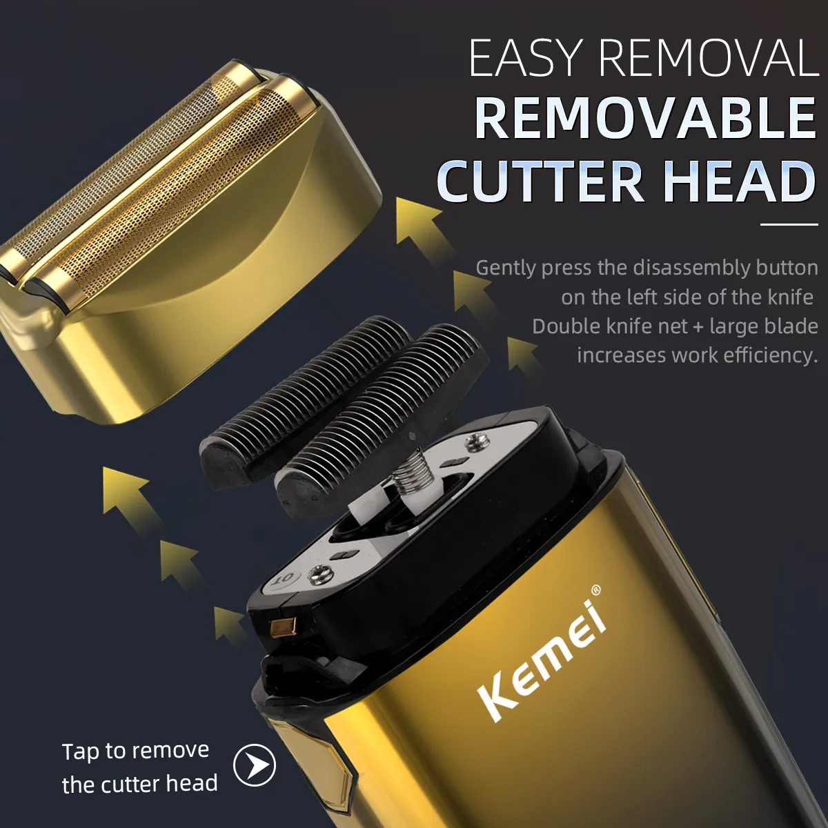 Máquina de Barba Elétrica Keme - Foil Shaver Cordless Electric Bald Head avaliação e preço