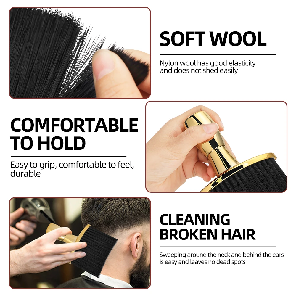 Escova Profissional de Cabelo  - Neck Duster Brush Barber Salon avaliação e preço