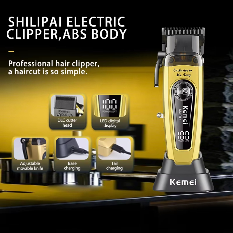 Máquina de Cortar Cabelo KEMEI - Cordless Hair Clippers Professional Barber avaliação e preço