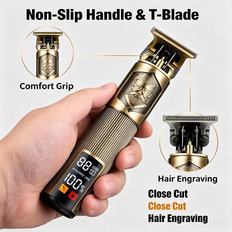 Conjunto de Máquina de Cortar  - Zero Gapped T Blade Hair Trimmer avaliação e preço