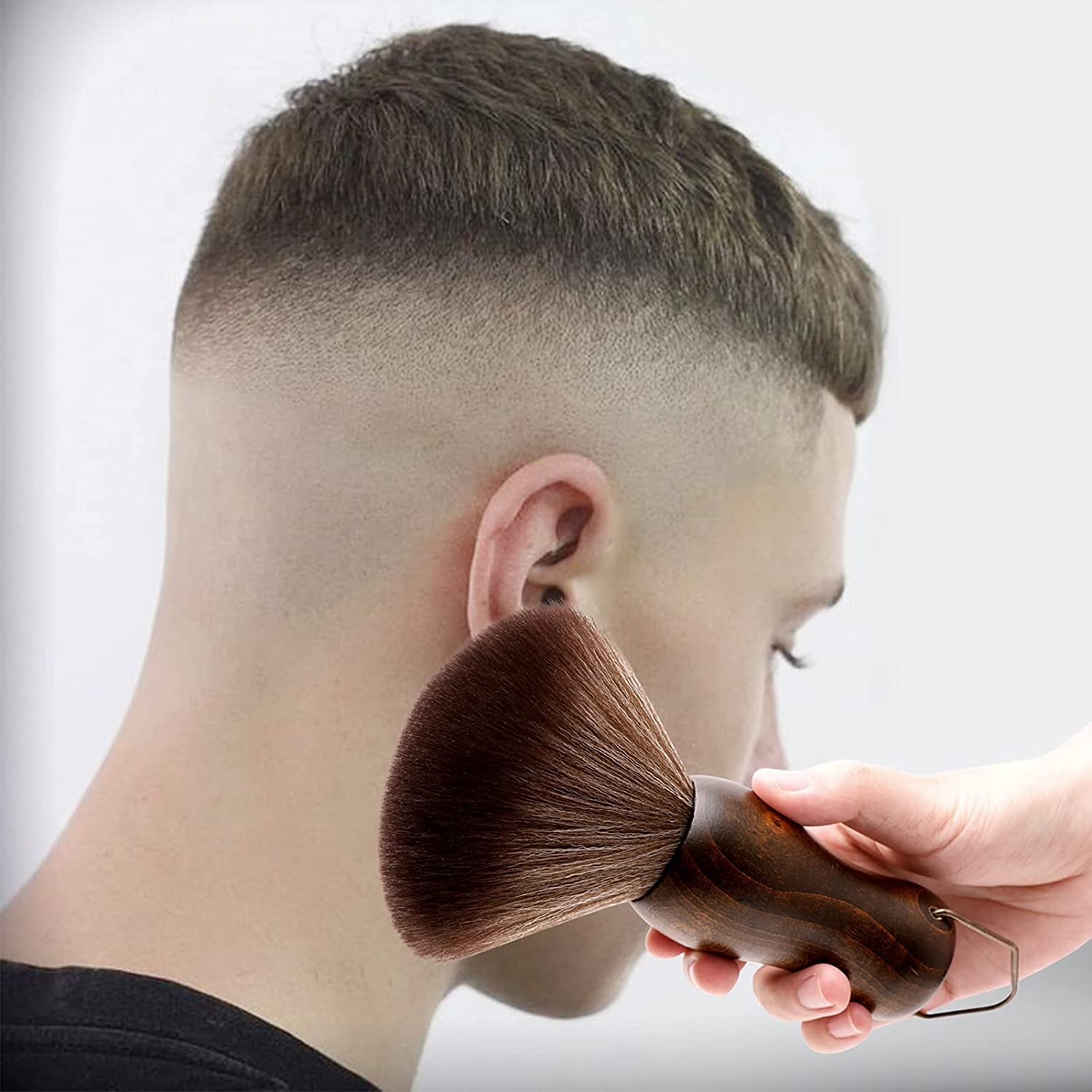 Escova espanador de pescoço pa - Neck Duster Brush Barber Salon avaliação e preço