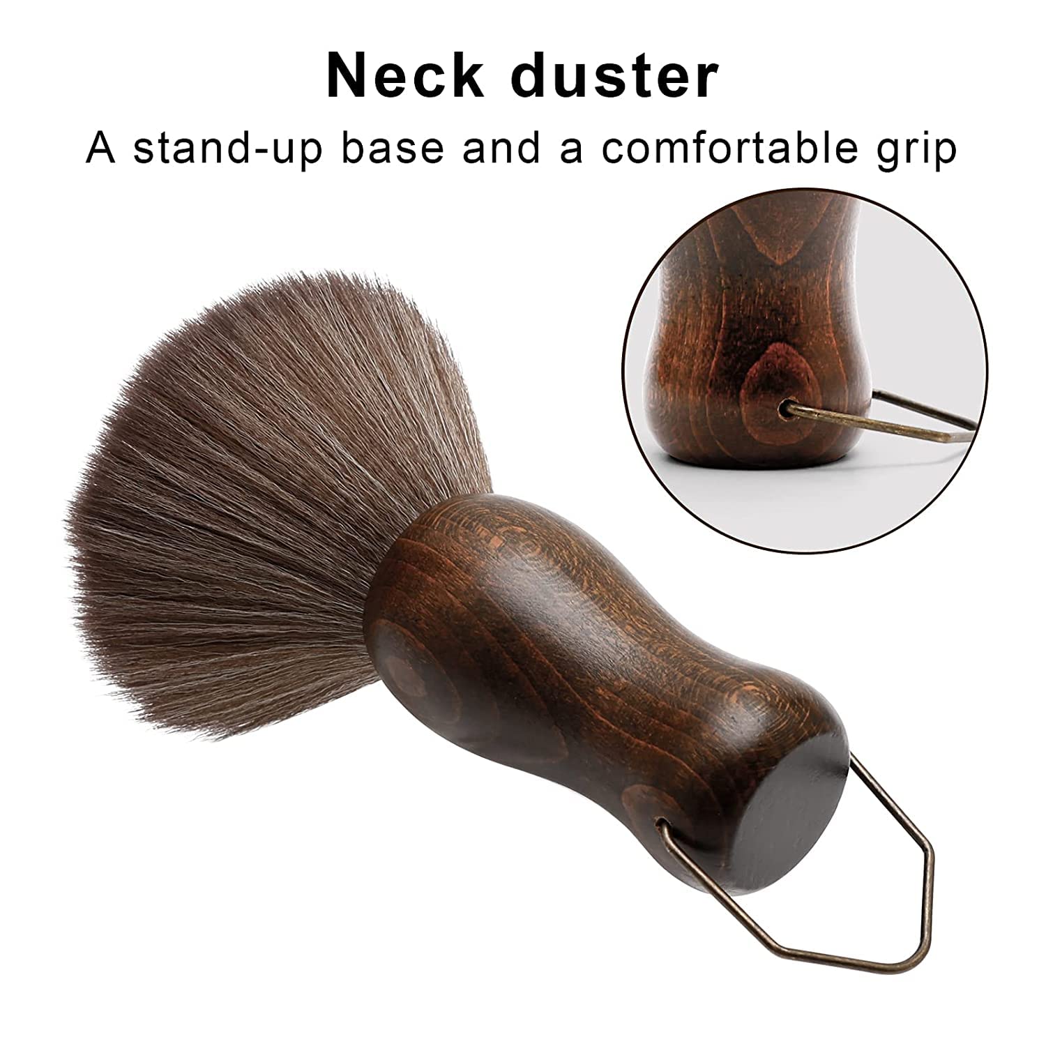 Escova espanador de pescoço pa - Neck Duster Brush Barber Salon avaliação e preço