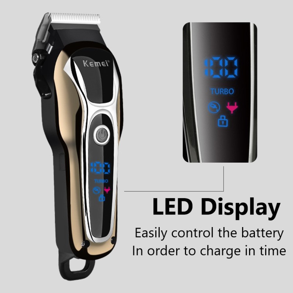 Kemei 1990 Nova Máquina de Cor - Cordless Hair Clippers Professional Barber avaliação e preço