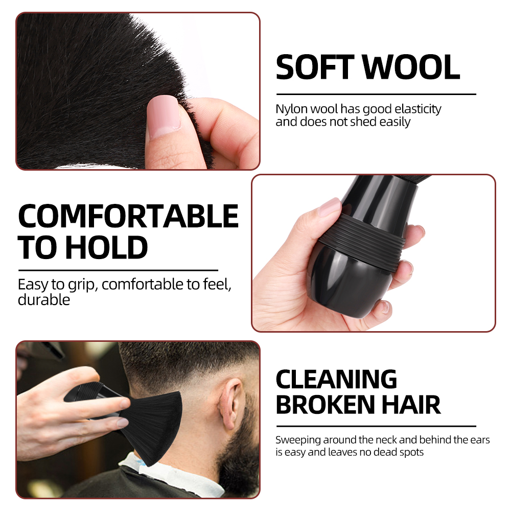 NOVA Escova Profissional Ergon - Neck Duster Brush Barber Salon avaliação e preço