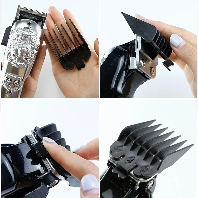 10 pçs profissional 1.5-25mm g - Clipper Guard Guide Combs Set avaliação e preço