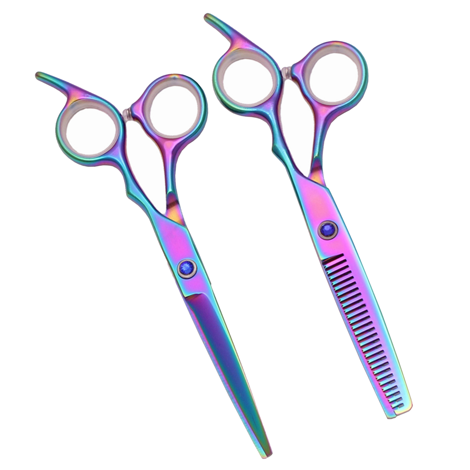 6.0'' Tesoura profissional par - Hair Cutting Scissors Shears Set 6 Inch avaliação e preço