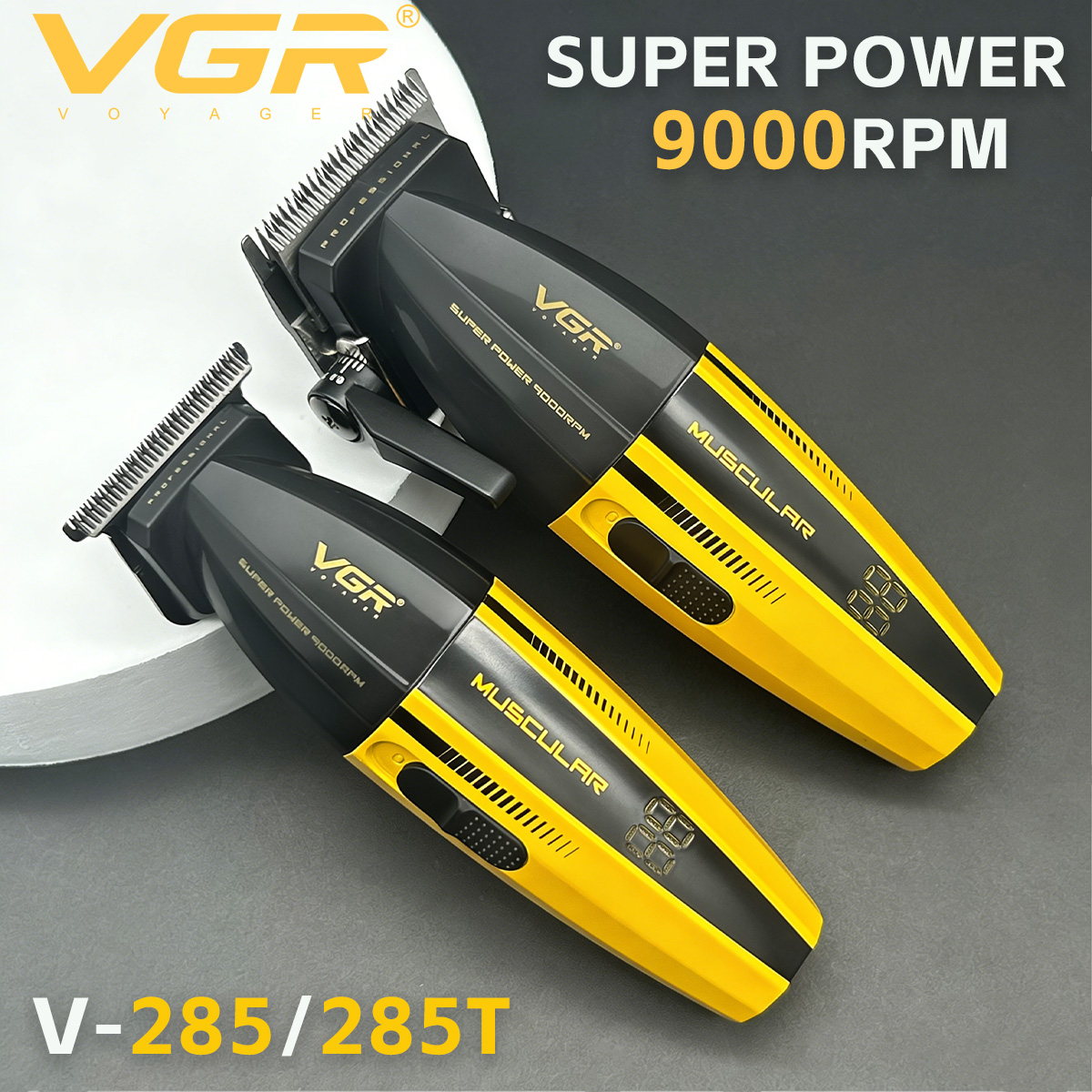 VGR máquina cortar cabelos máq - Cordless Hair Clippers Professional Barber avaliação e preço
