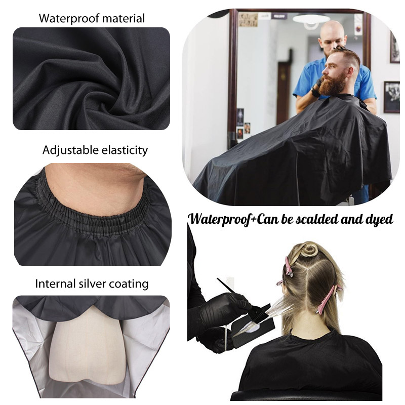 Capa funcional de algas para c - Barber Cape Waterproof Hair Cutting avaliação e preço